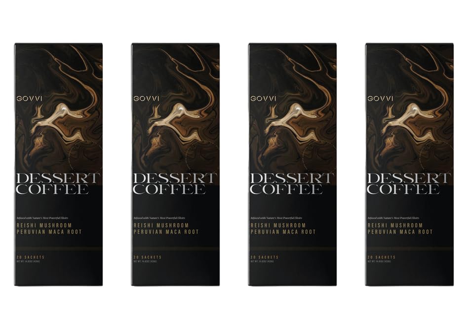 GOVVI Gourmet Mushroom Coffee for Energy & Immunity | 20 Servings