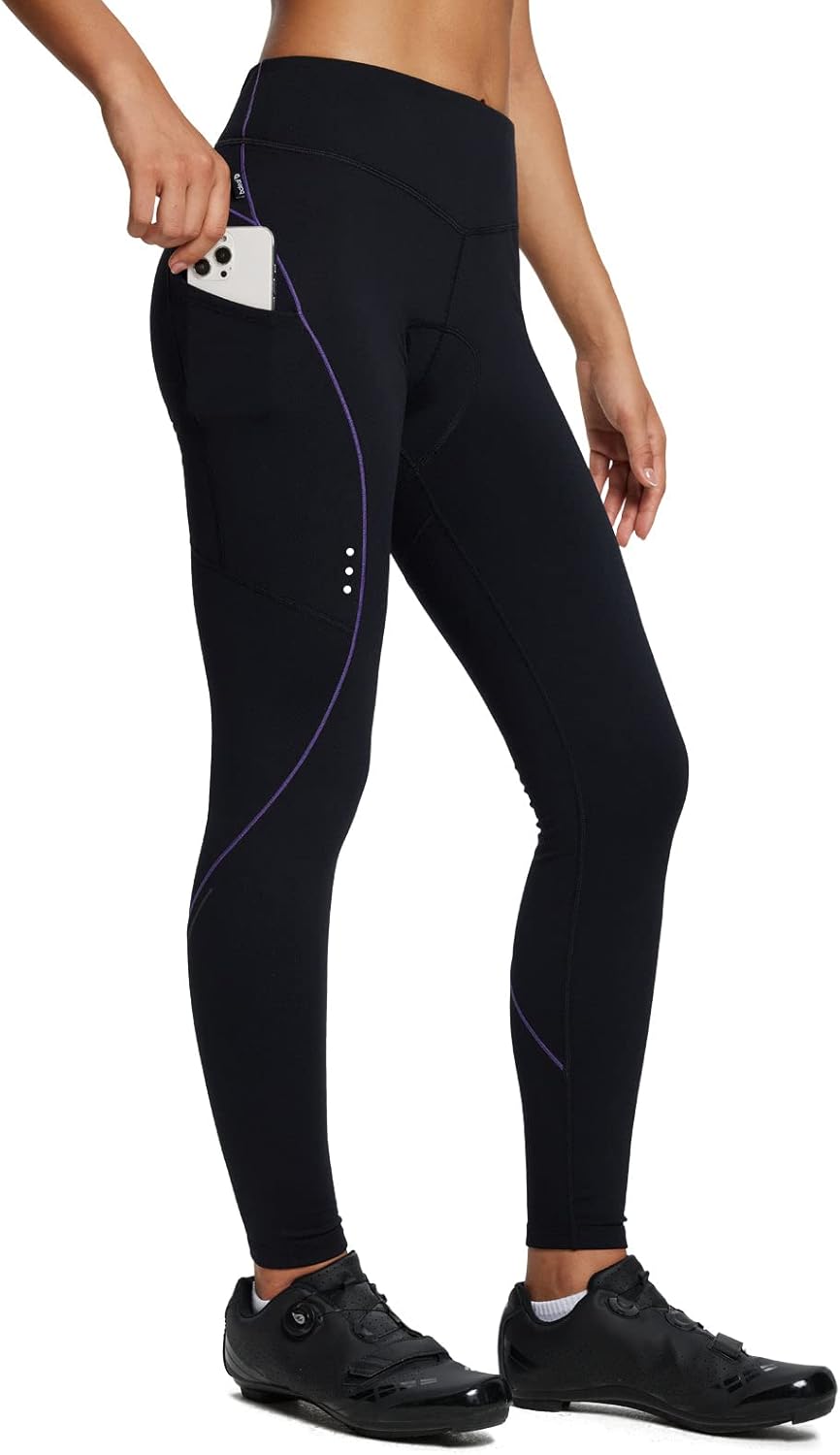 Baleaf Womens Winter Cycling Pants for Cold Weather Comfort