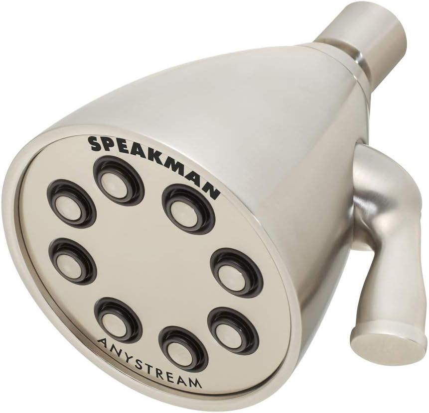 Speakman S-2251-BN Shower Head: High Pressure & Adjustable
