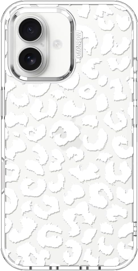 MOSNOVO iPhone 16 Clear Case with Military-Grade Protection