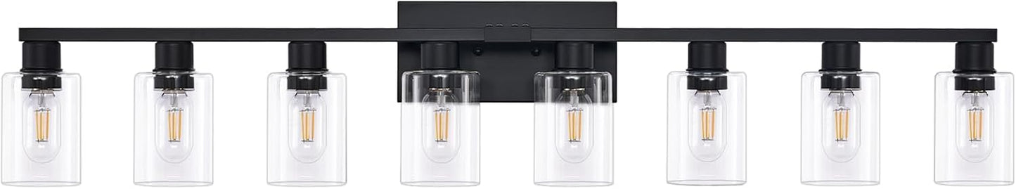 8 Light Bathroom Vanity Light Fixtures for Elegant Spaces