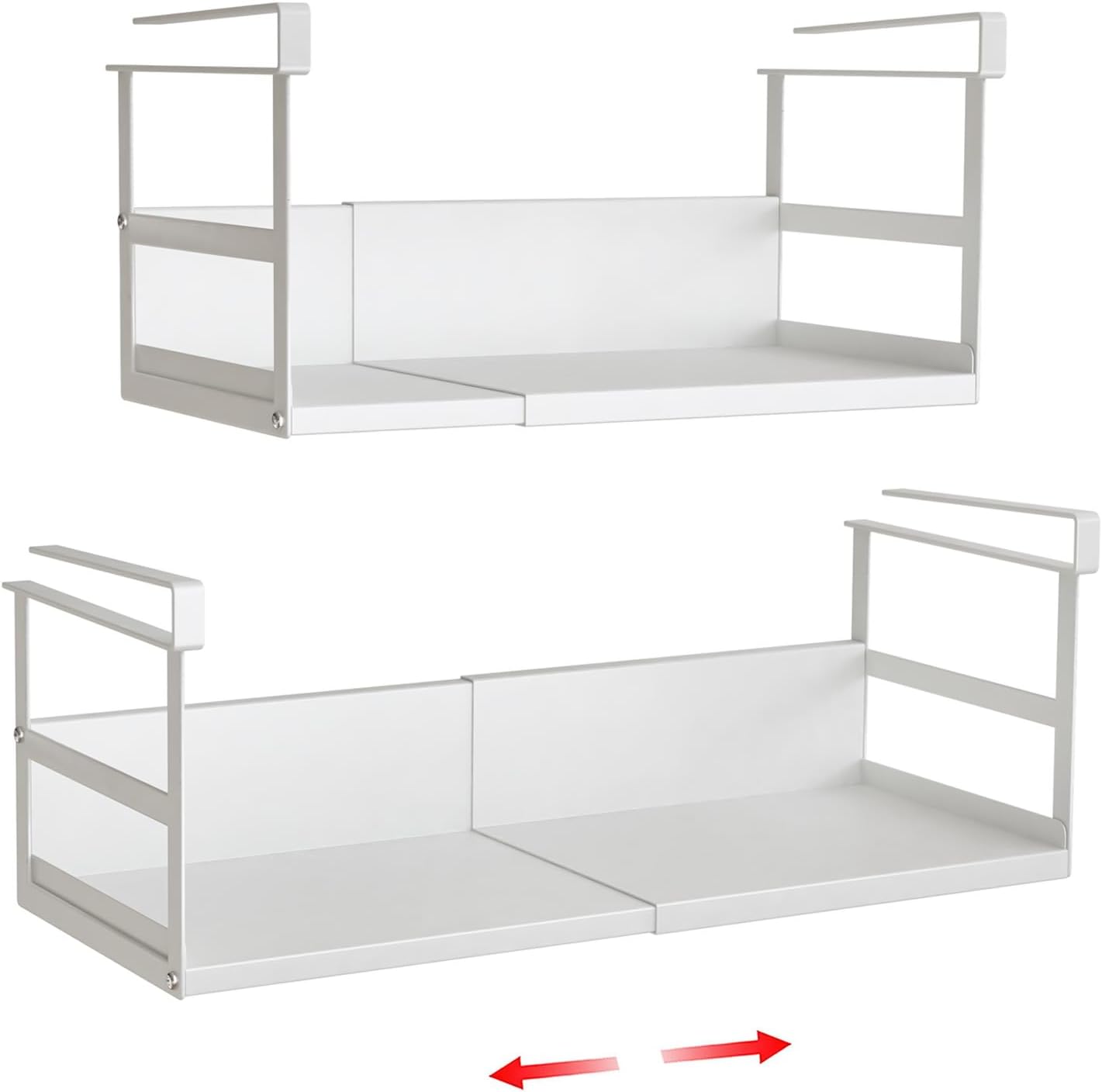 Expandable Under Cabinet Shelf Organizer for Pantry Storage