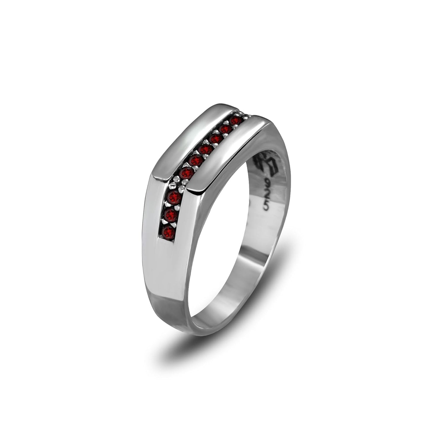 925 Sterling Silver Men's Ring - Elegant Engagement & Wedding Band