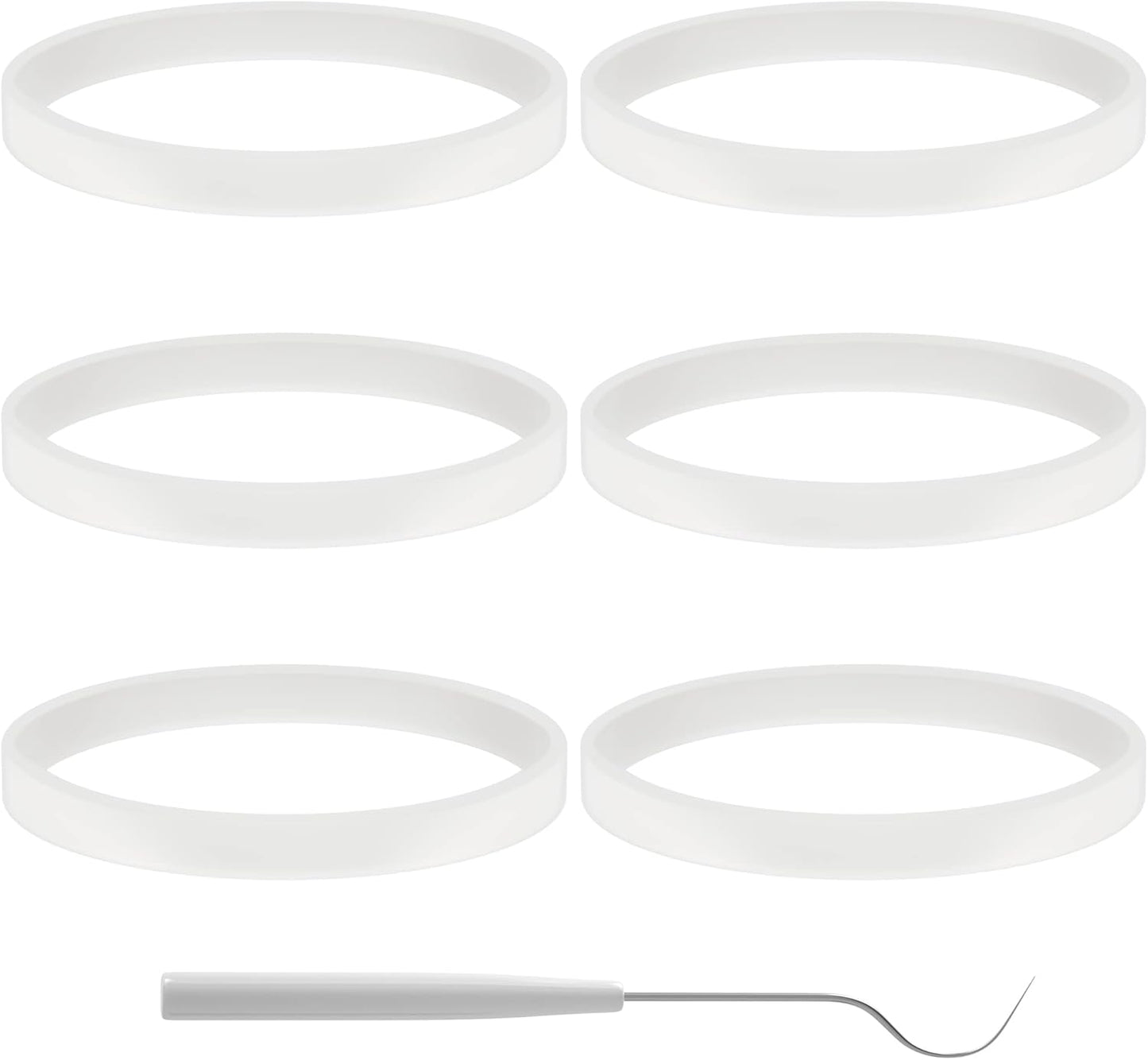 6 Pcs Ninja Blender Sealing Gaskets - Leakproof Replacement Kit