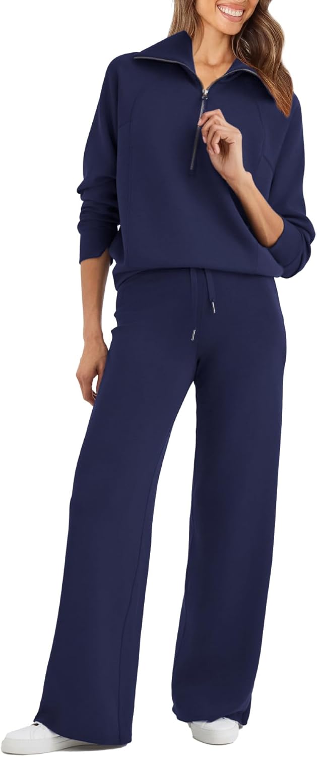 Glamaker Womens 2 Piece Outfits for Cozy Lounge and Travel