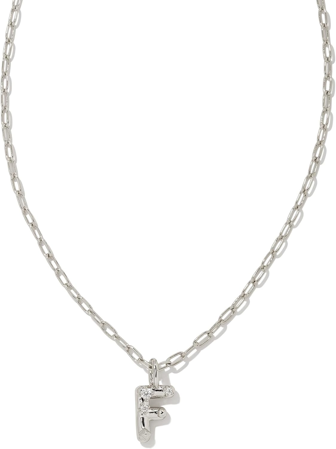 Kendra Scott Crystal Letter Short Pendant Necklace for Women