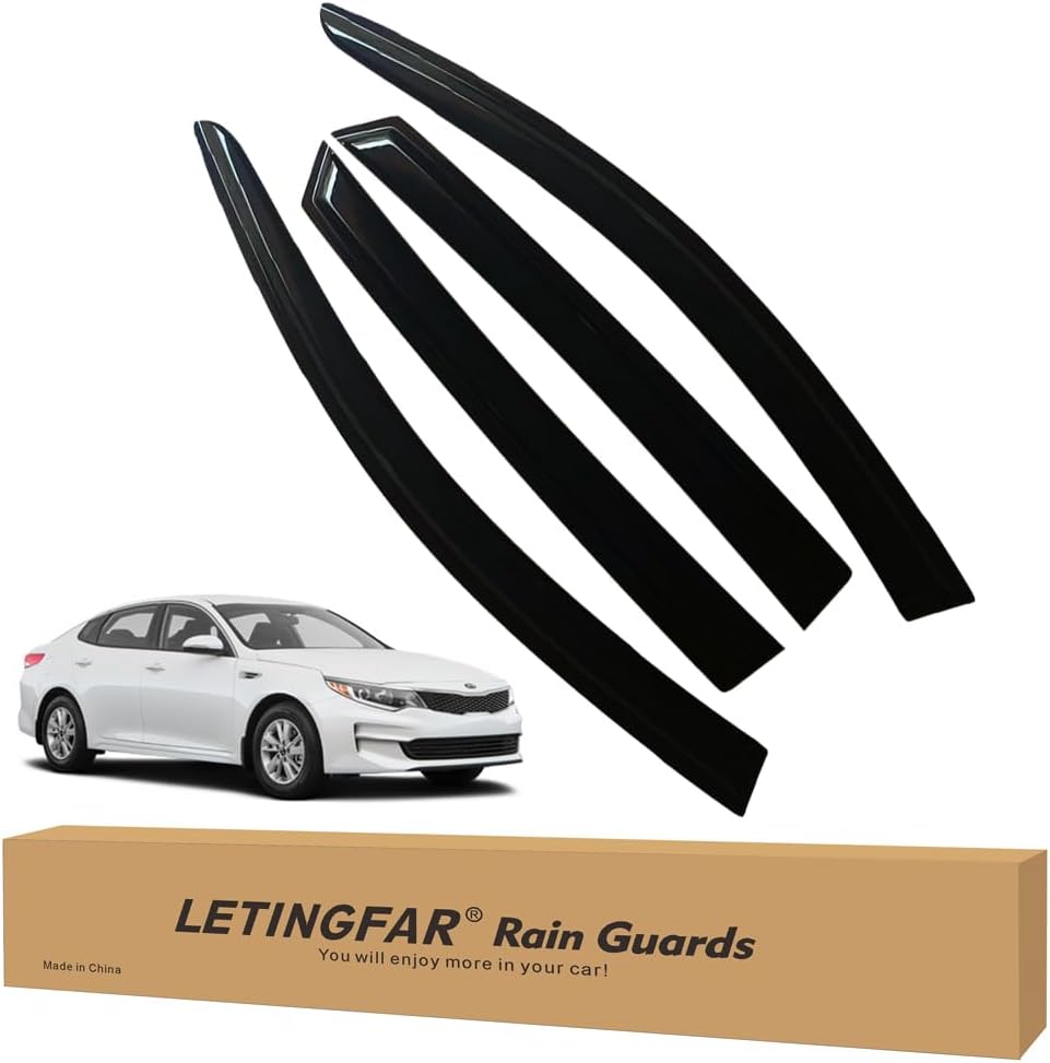 Window Visors Rain Guards for Kia Optima 2016 2017 2018 2019 2020