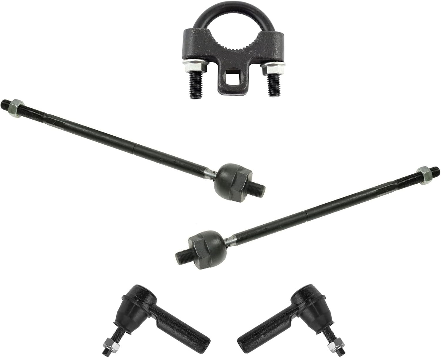 TRQ Front Tie Rod Set for 2005-2010 Ford Mustang - Direct Fit