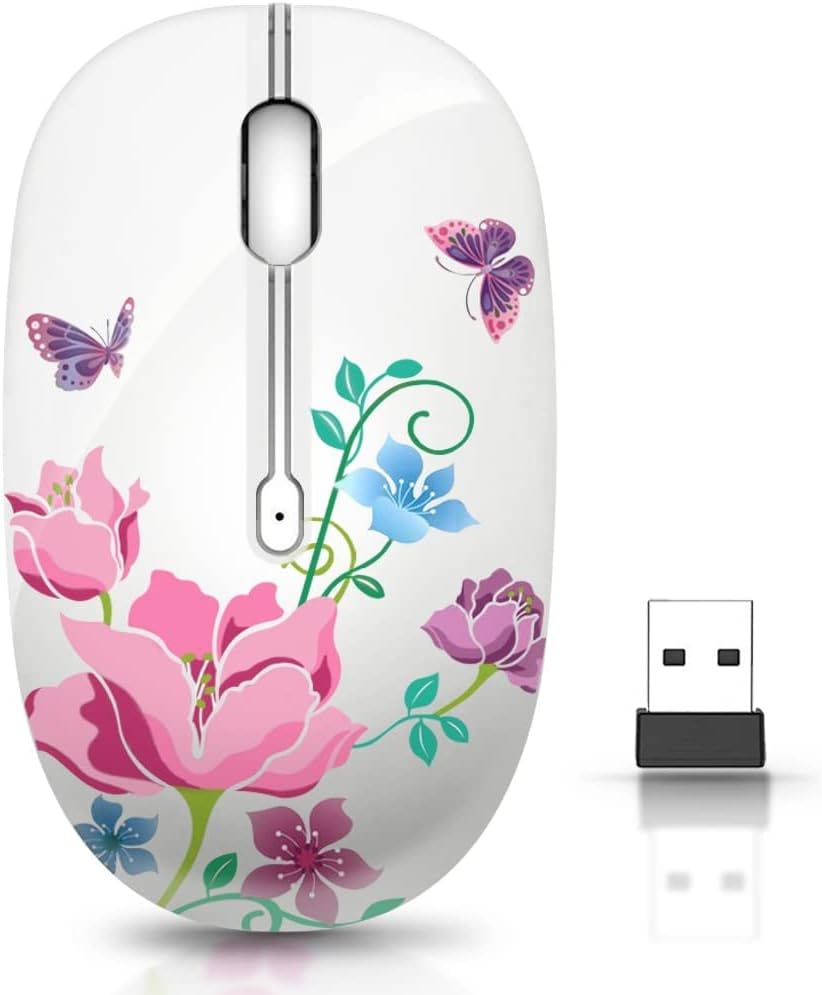 JUHOO Wireless Mouse: Silent, Portable Precision