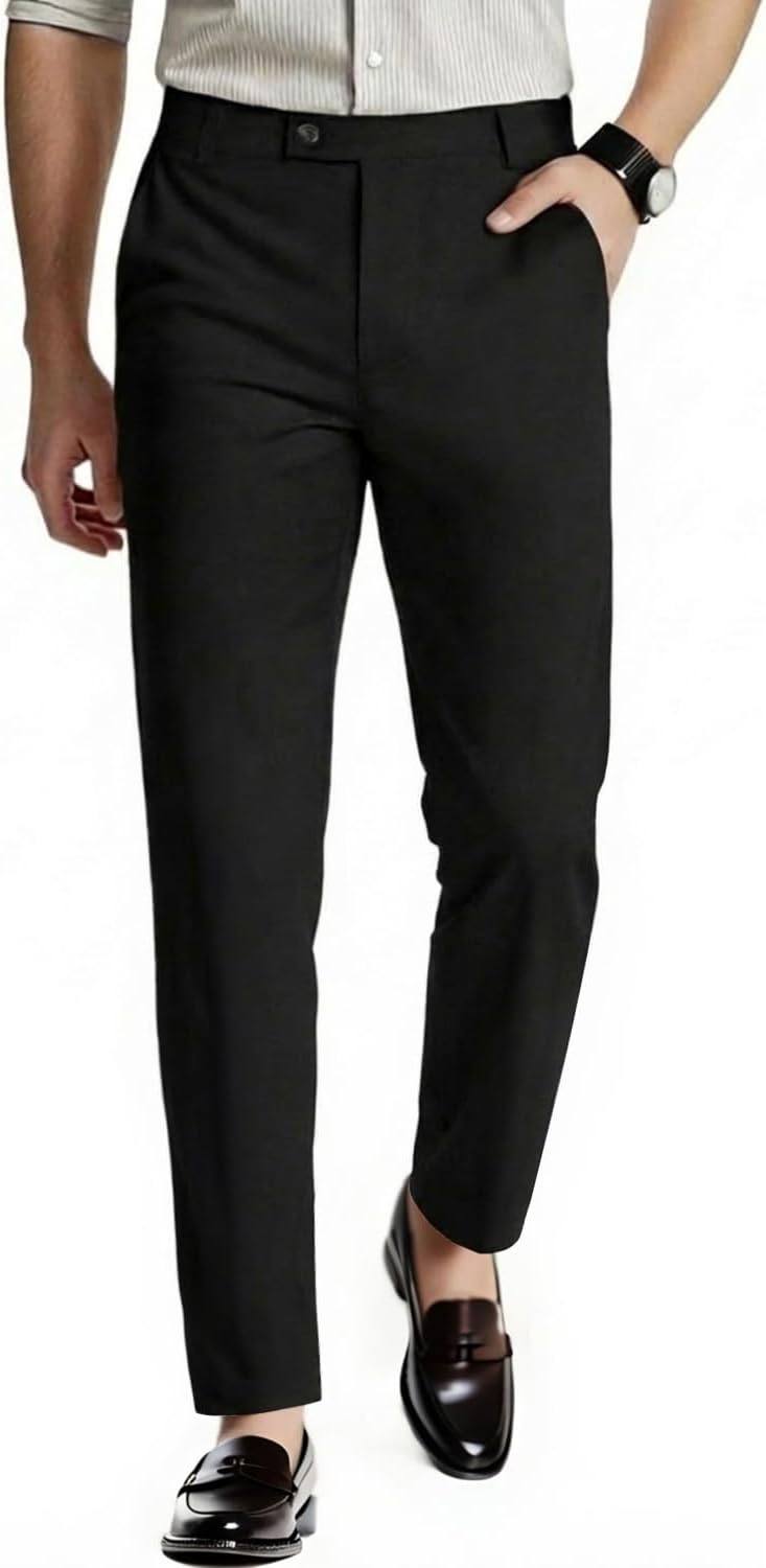 GINGTTO Mens Dress Pants Slim Fit Stretch Formal Pants Review