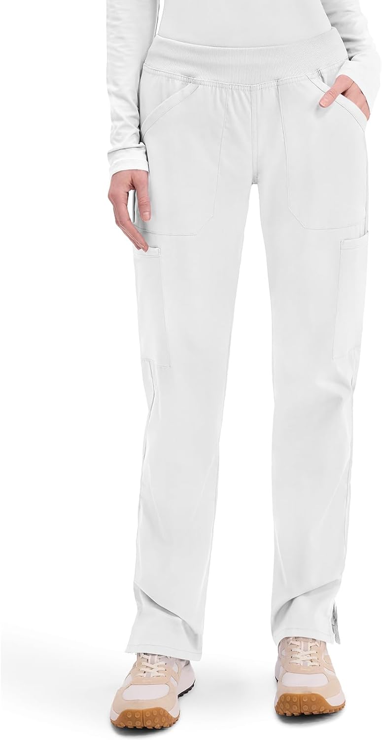 Cherokee Women's Scrub Pants with 6 Pockets & Stretch Fabric
