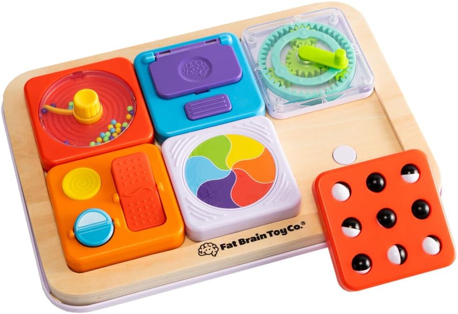 Fat Brain Toys PlayTab Essentials: Modular Sensory Activity Board