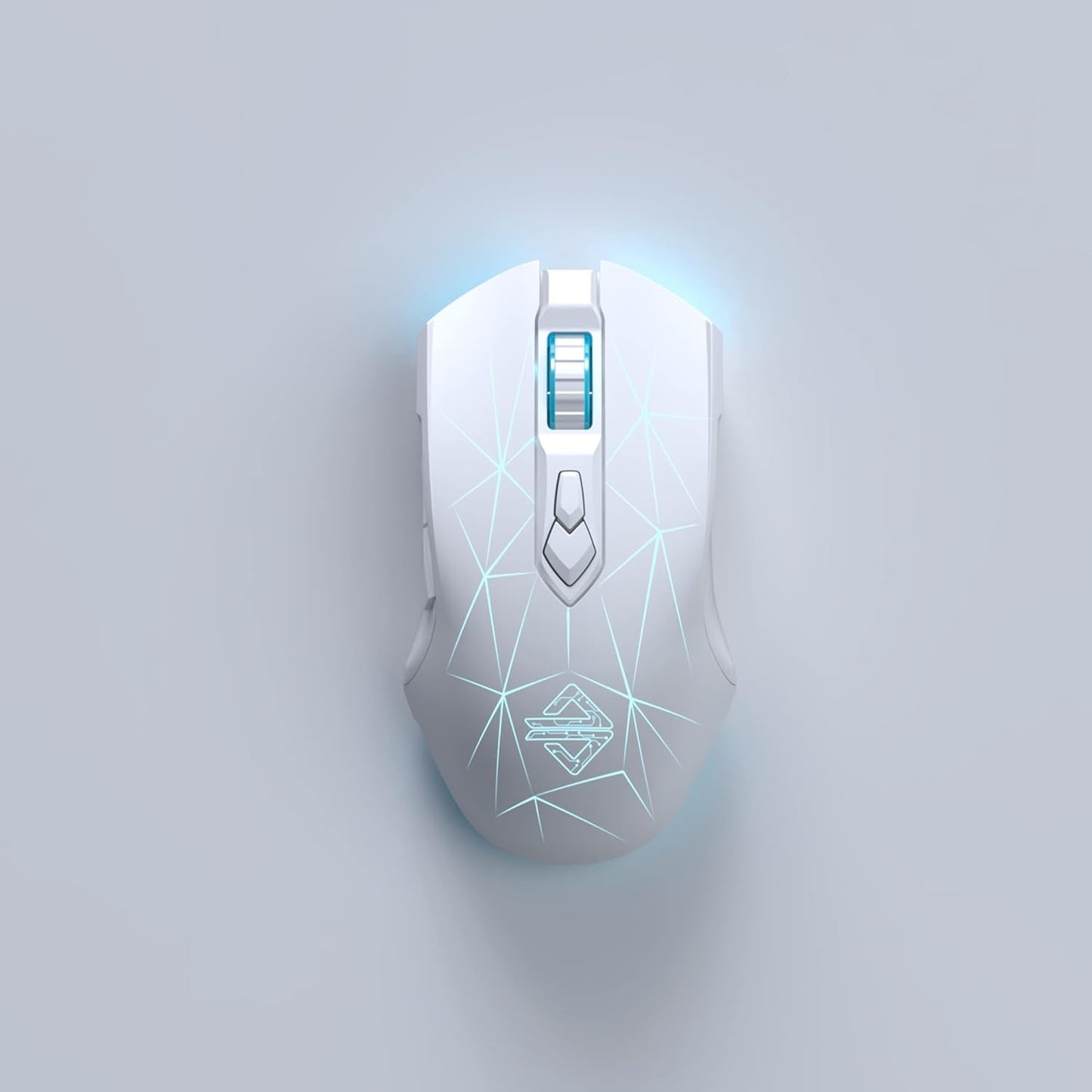 AJ52PRO Wireless Gaming Mouse with 10000 DPI and RGB Backlight