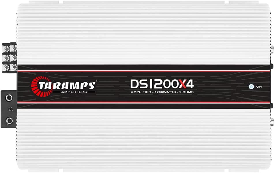 Taramps DS 1200x4 Amplifier - 1200 Watts RMS, 4 Channels