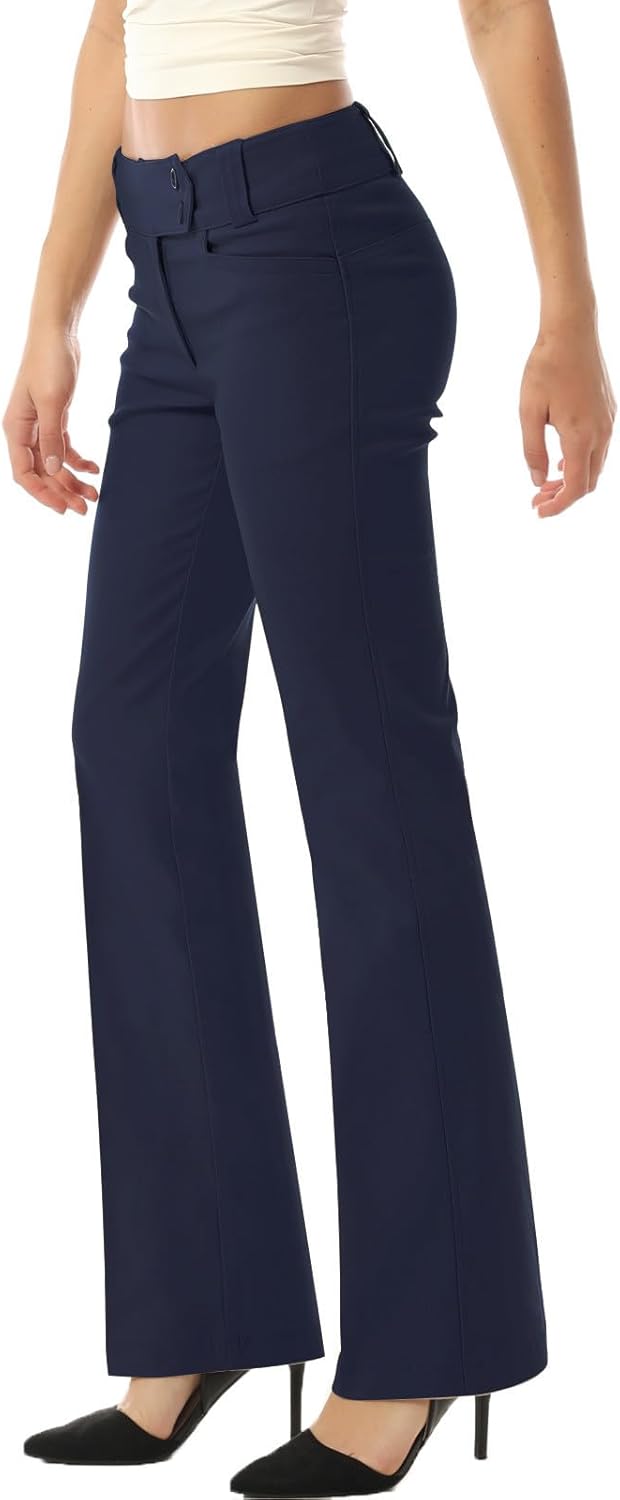 MixMatchy Women's Ultra Stretch Lux Comfort Bootcut Dress Pants