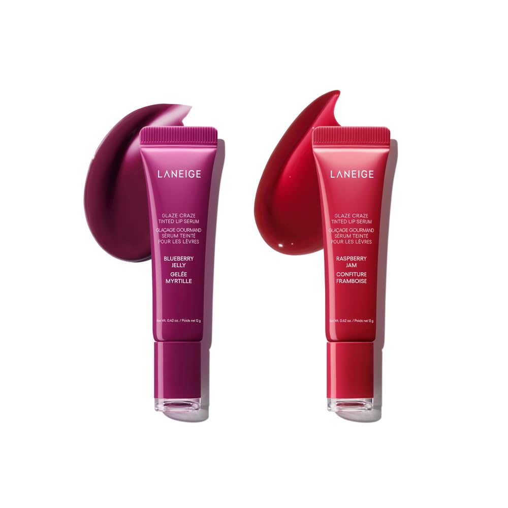 LANEIGE Glaze Craze Tinted Lip Serum for Glossy, Nourished Lips