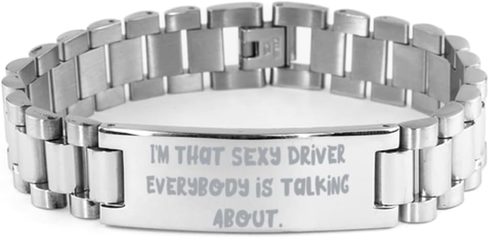 Sarcasm Engraved Bracelet Set - Drive in Style!