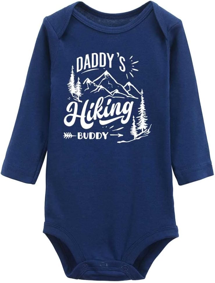 Daddy's Hiking Buddy Baby Bodysuit