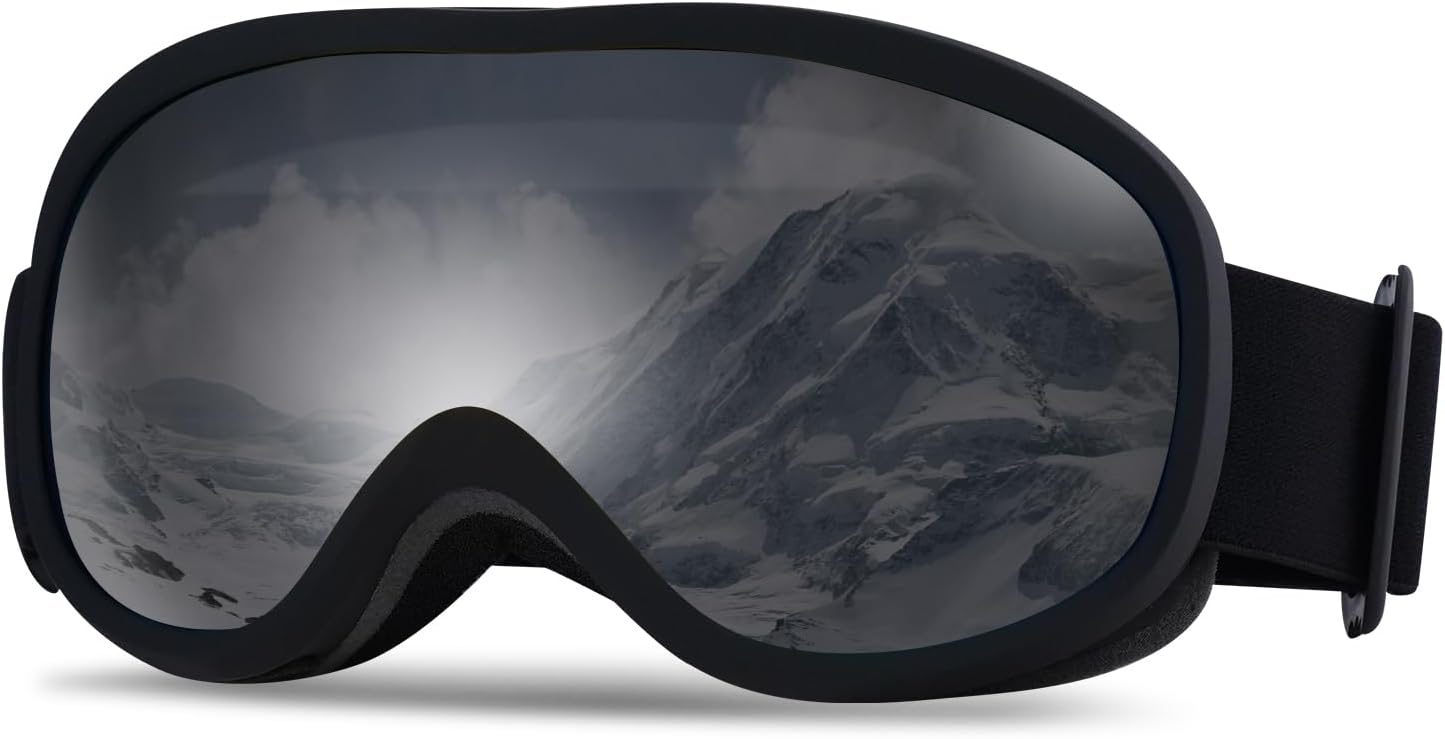 Vrythaxion Anti-Fog Ski Goggles for Adults - 100% UV Proof!