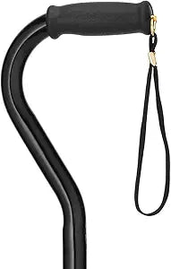NOVA Heavy Duty Walking Cane with Offset Handle for Support