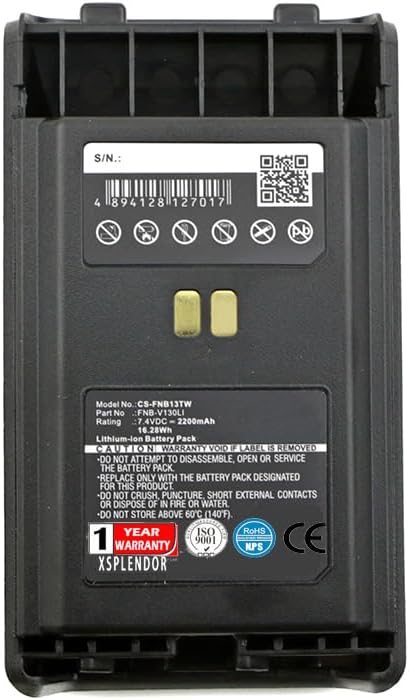 XPS Replacement Battery for Vertex VX-351 VX-354 VX-359 Models