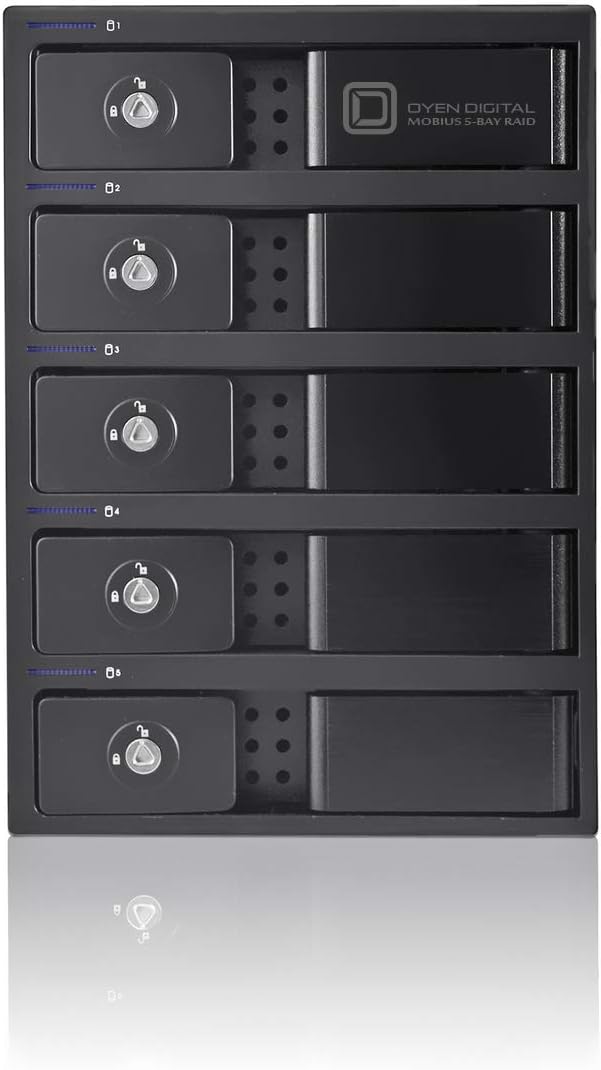 Ultra-fast 120TB Storage Solution - Oyen Digital Mobius
