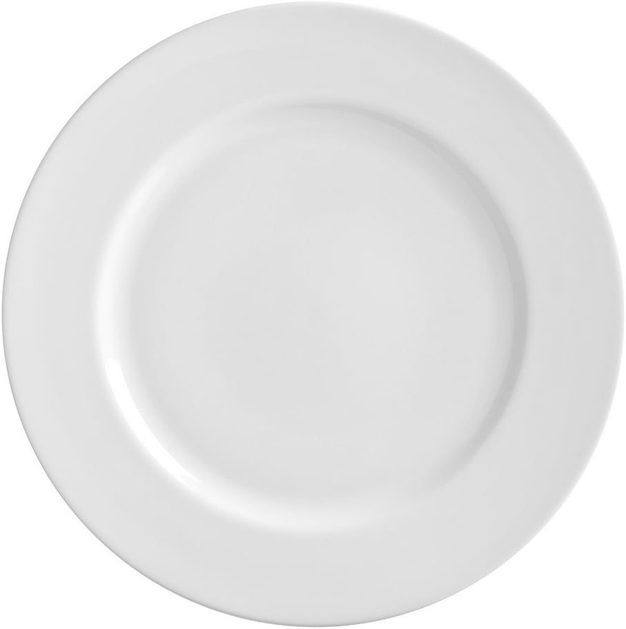 Royal White Charger Plates Set x6 - Elegant Dining Upgrade!