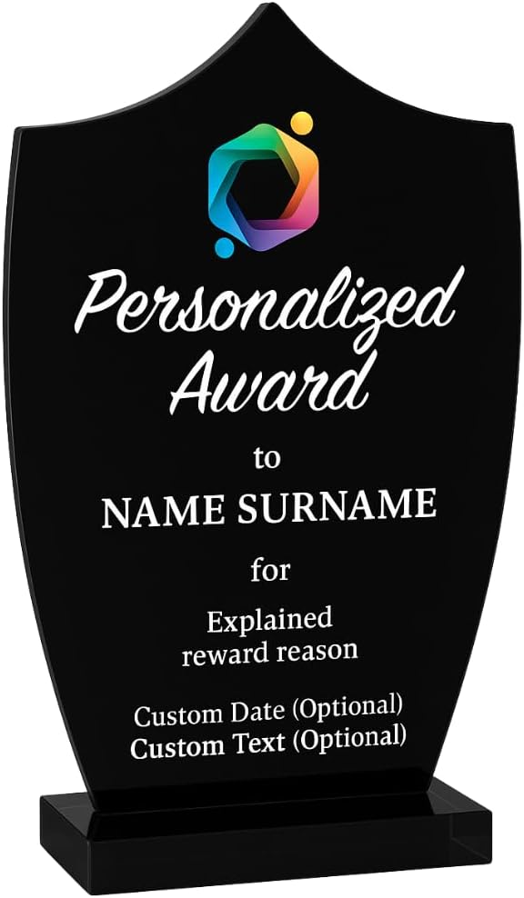 Personalized Corporate Plaque for Employee Recognition Awards