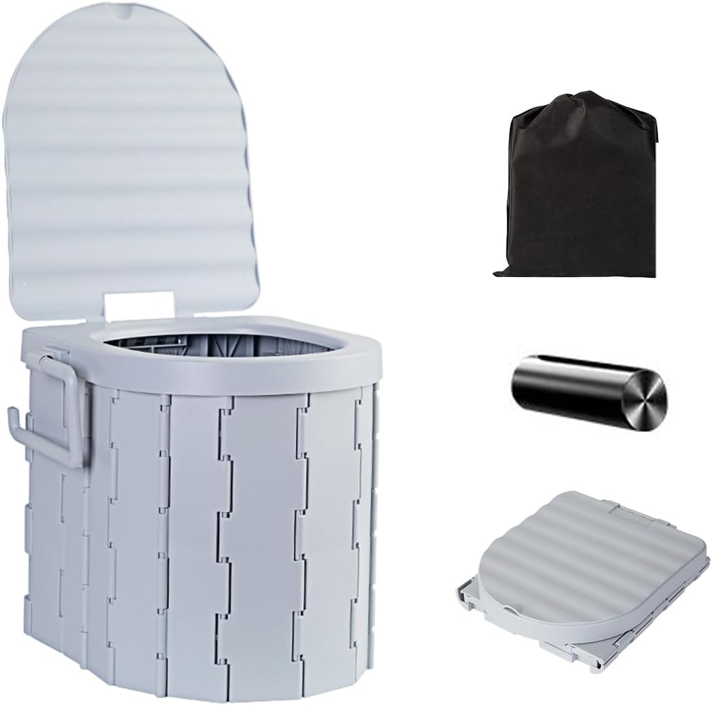 Compact Foldable Porta Potty - WIZIYION