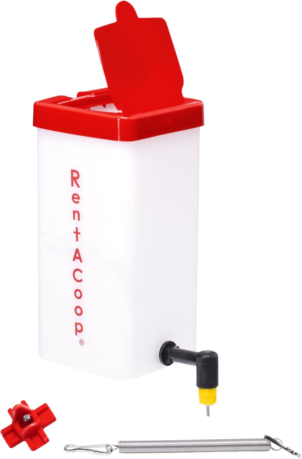 RentACoop 32oz Drinker + 2 Nipples - Ideal for Small Birds
