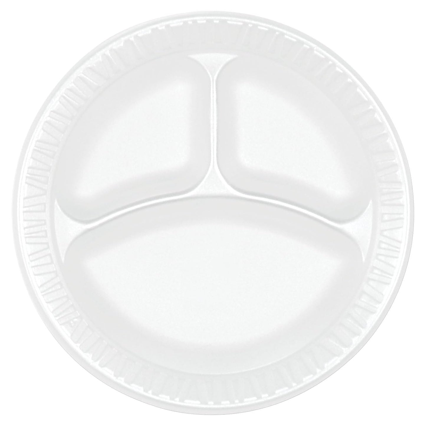 Dart 9CPWCR 9 in White Unlaminated Foam 3 Comp Plate Review