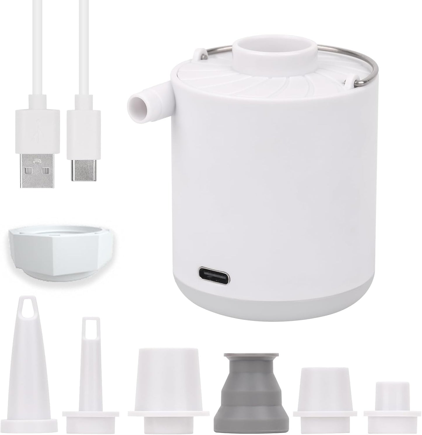 Portable 1600mAh Inflator for Outdoor Fun