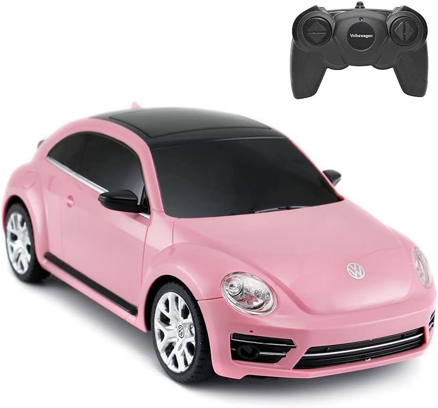 Rastar 1:24 Scale Pink Beetle RC Car - Fun for Kids!