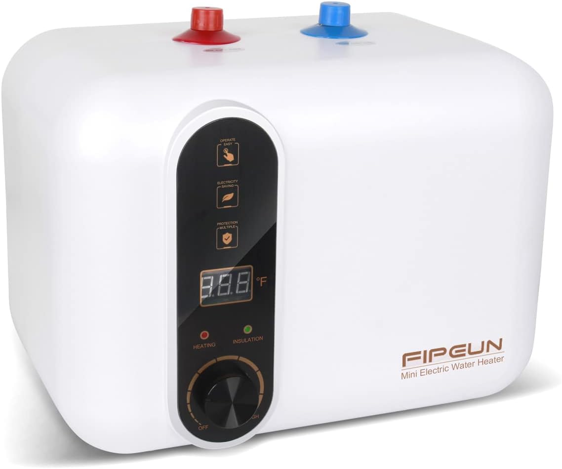 Compact 3.0 Gallon Electric Hot Water Heater - Instant RV & Food Truck Solution