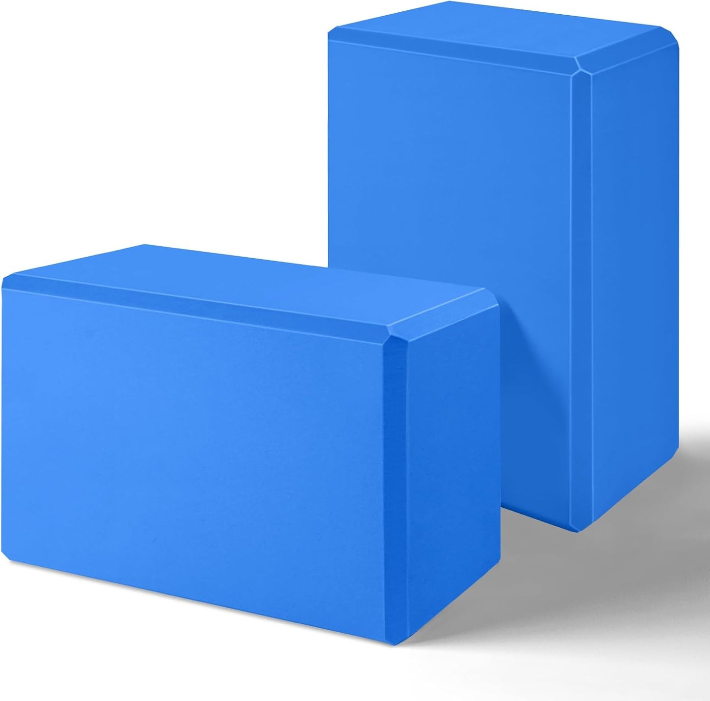 EVA Foam Yoga Blocks 2 Pack - Supportive & Non-Slip