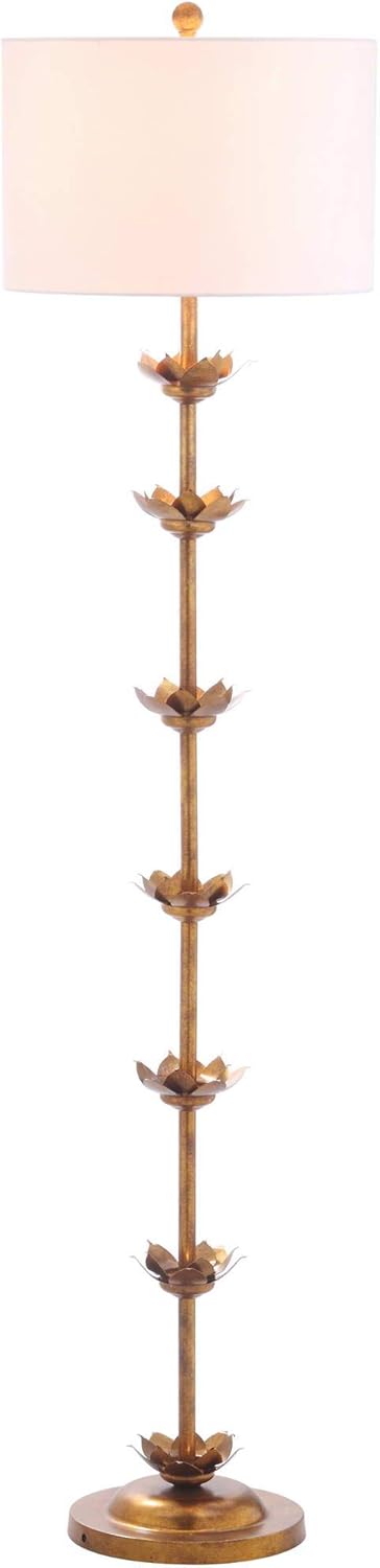 Landen Leaf 63.5in Antique Gold Floor Lamp for Stylish Spaces