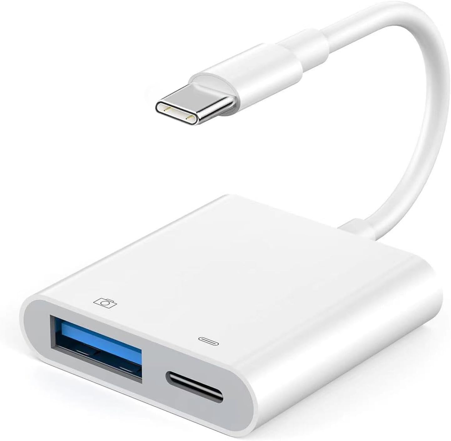 Fast Charging USB C Camera Adapter for iPhone