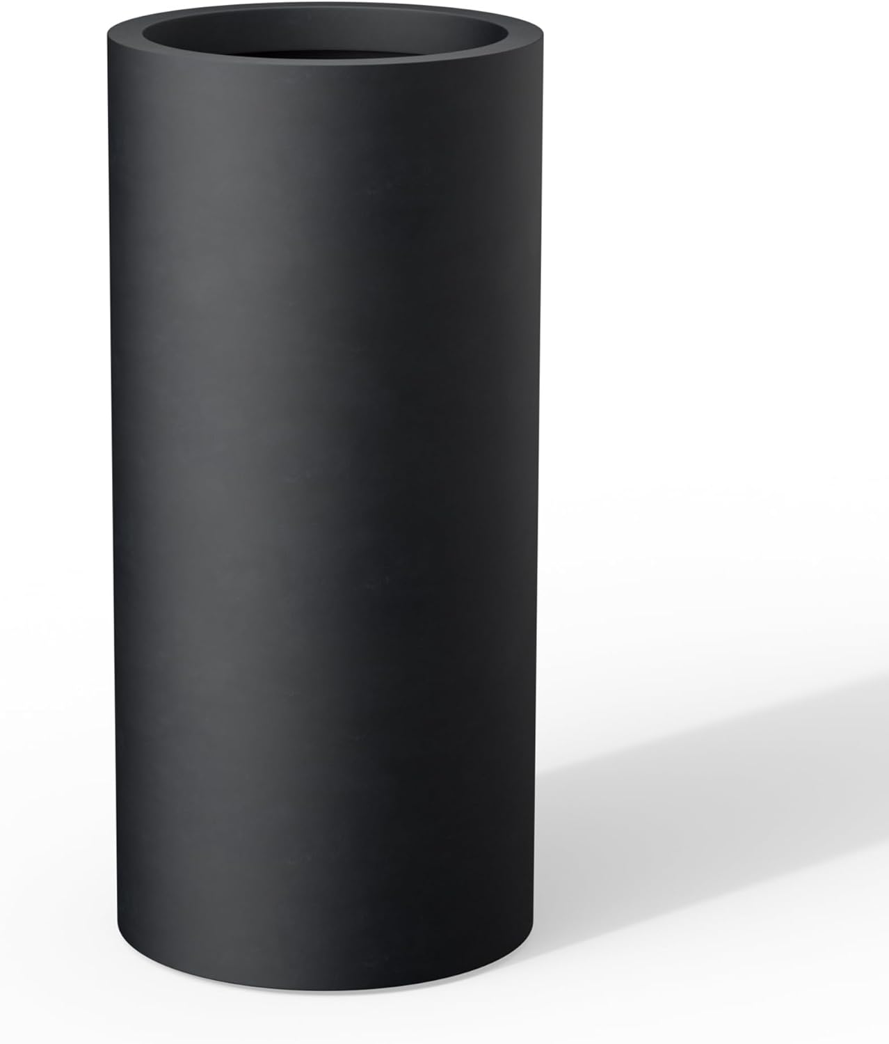Kante 23.6 Inch Tall Cylindrical Planter for Indoor Outdoor Use
