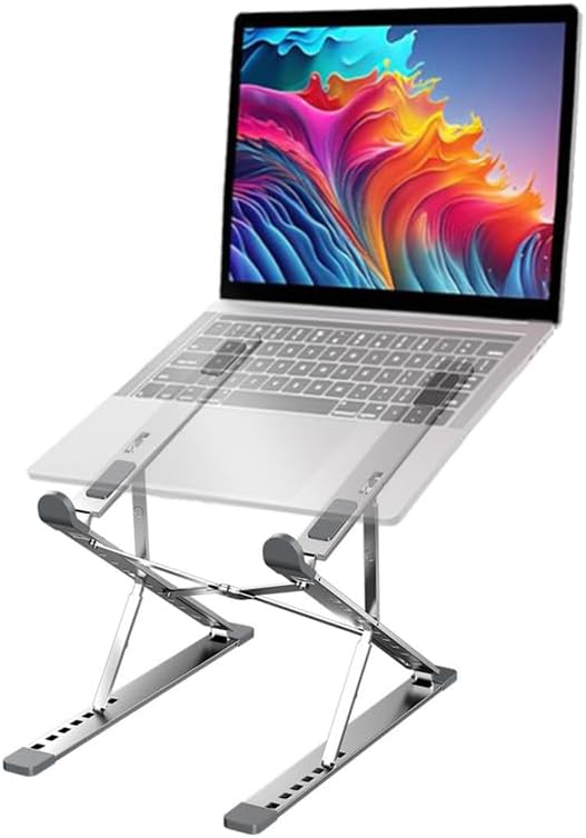 Portable Adjustable Laptop Stand for All Laptops - Ergonomic Design