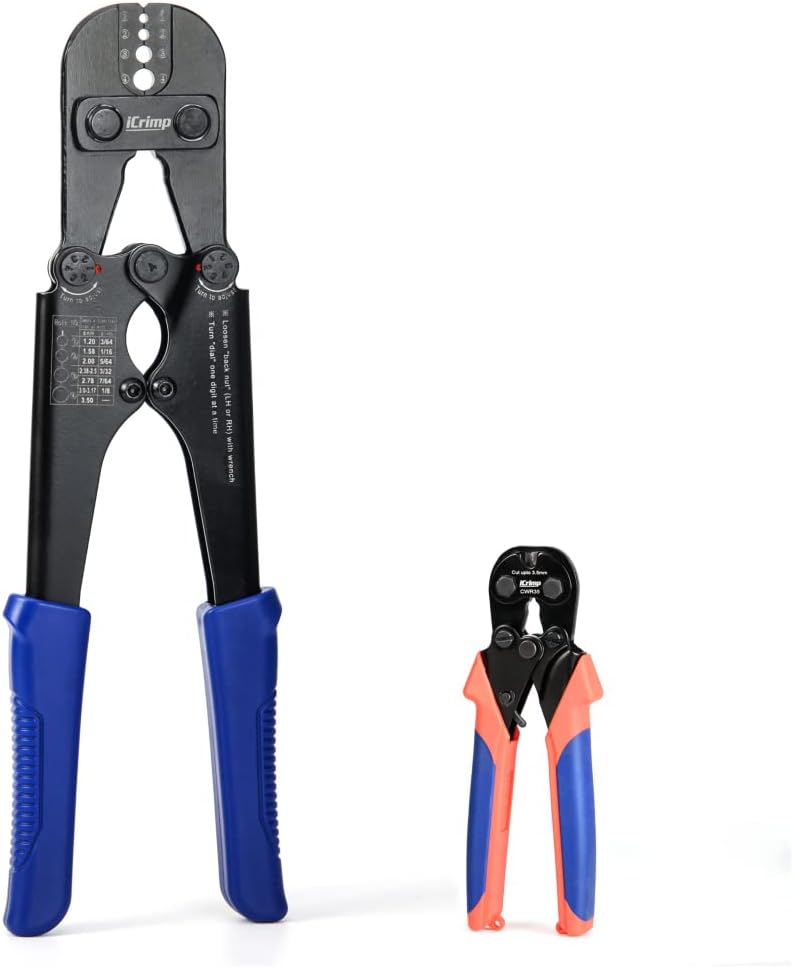 iCrimp Wire Rope Crimping Tool for Aluminum Loop Sleeves