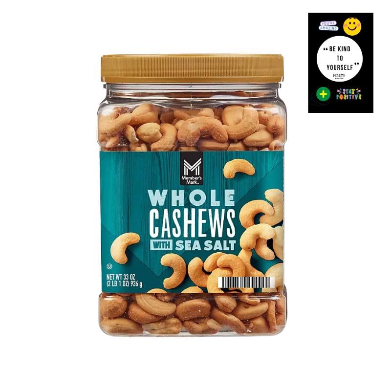 Premium Sea Salt Cashews, 33 oz. by Maker Explorador