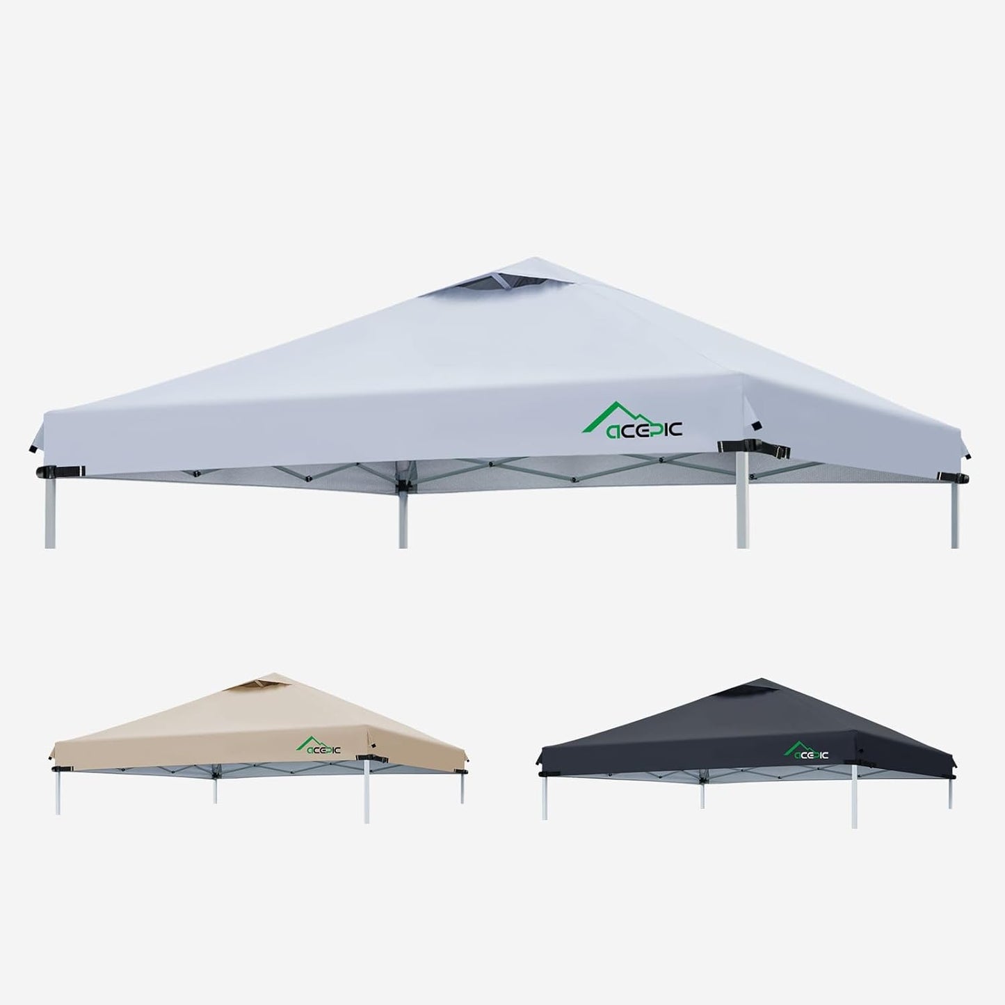 10x10 Adjustable Canopy Replacement Top for Outdoor Events