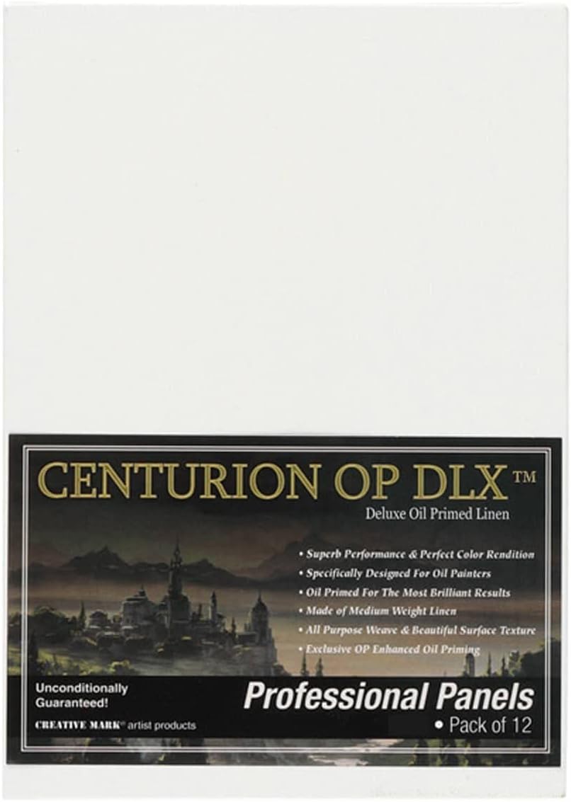 Centurion Deluxe Oil Primed Linen Canvas Panels for Artists