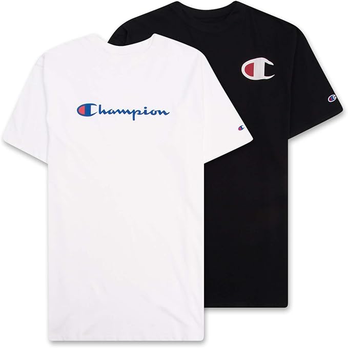 Champion Big and Tall Shirts for Men - 2 Pack Graphic Tees