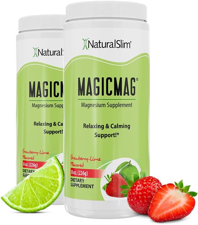 NaturalSlim MagicMag Magnesium Citrate Powder for Stress Relief