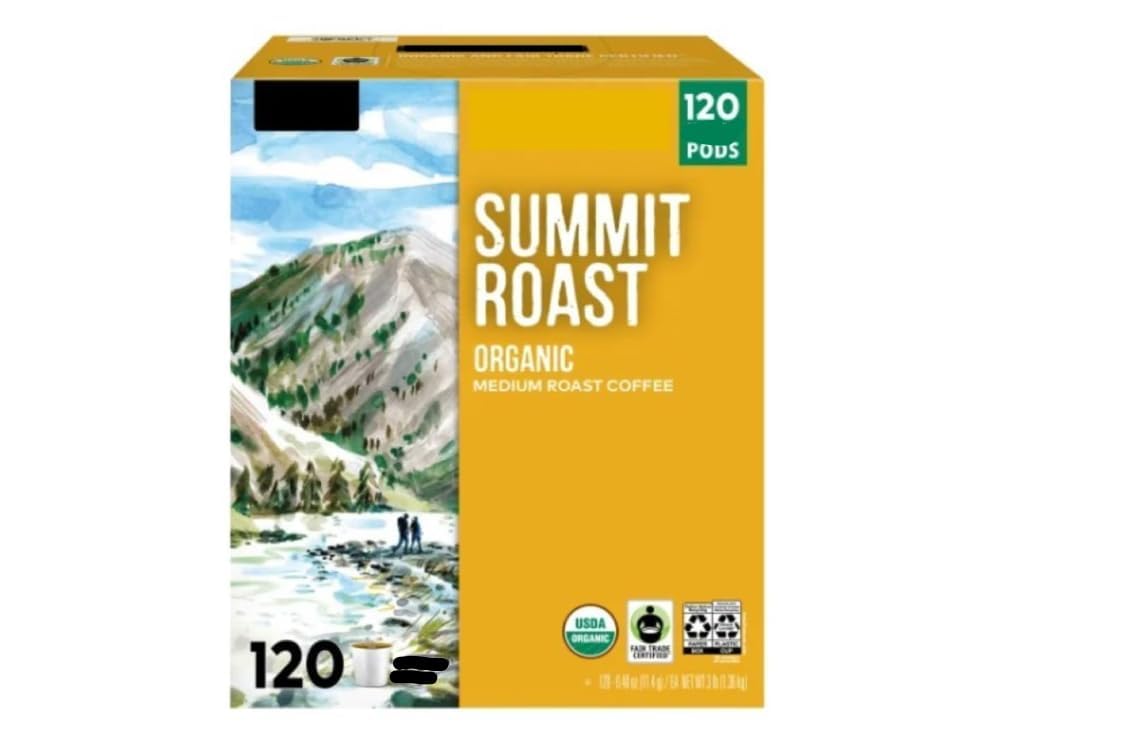120 Organic Medium Roast Coffee Pods - Premium Value Box