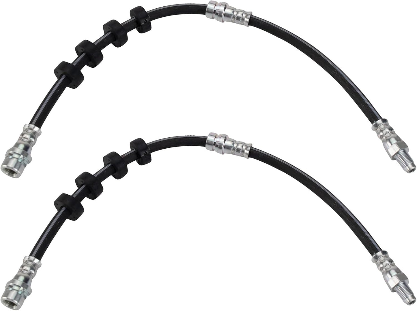 TRQ Front Brake Hose Set for 2008-2012 Ford Escape & More