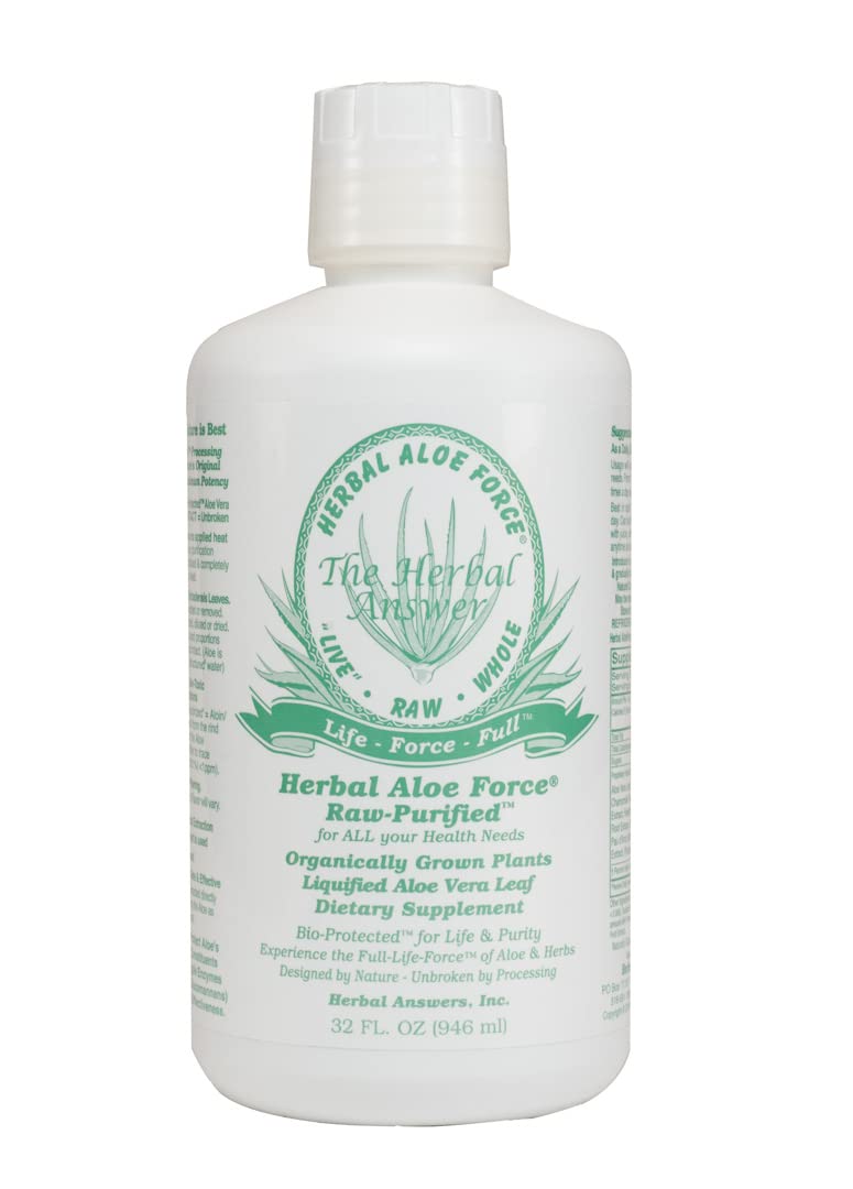 Herbal Aloe Force Aloe Vera Dietary Supplement for Daily Use