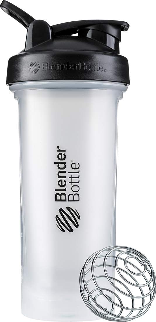 Protein Shake Power: BlenderBottle V2 - 28oz Clear/Black