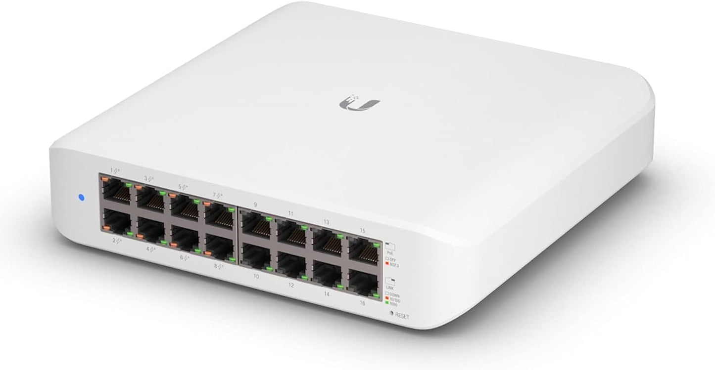 Ubiquiti UniFi Switch USW-Lite-16-PoE for Efficient Networking